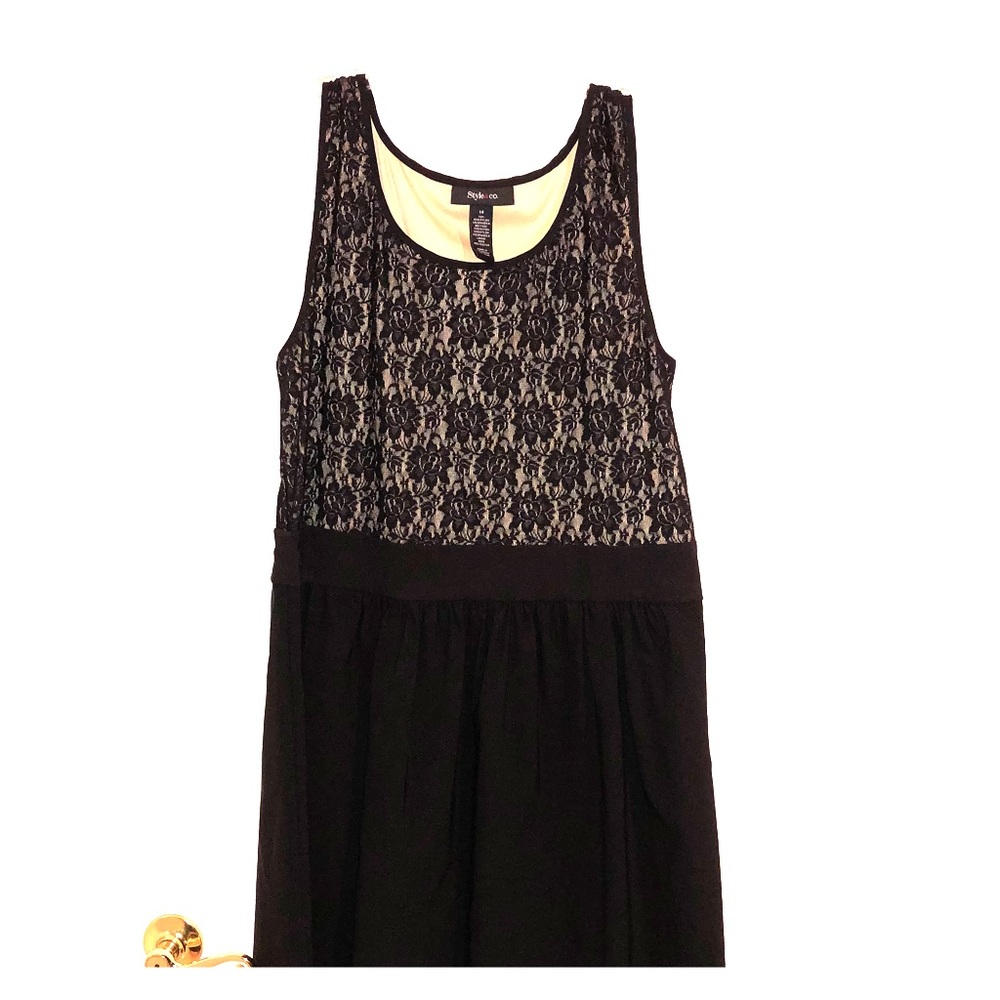 Black short dress
